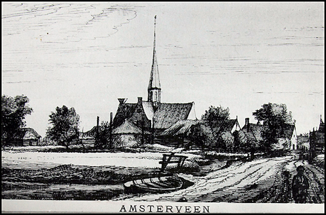 Dorpskerk in verschillende tijden