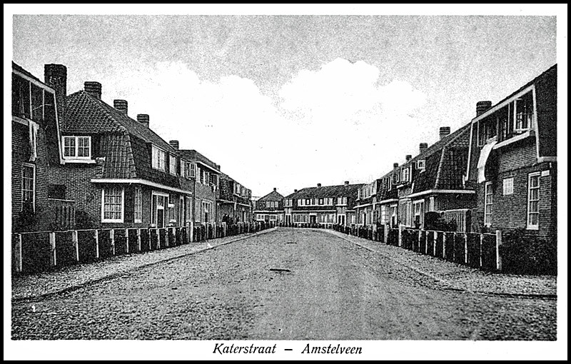 Katerstraat vanuitdiverse richtingen