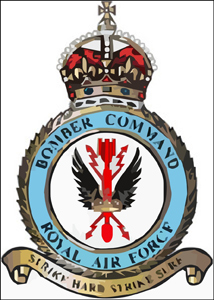 Luchtgevecht met het  Britse Bomber Command