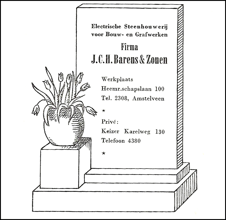 Firma J.C.H. Barens & Zn  Bouw- en Grafwerken