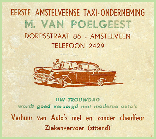 86 - Taxi-OndernemingM.van Poelgeest