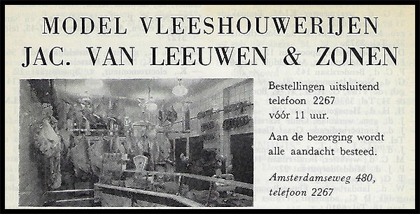 480 - Model Vleeshouwerijen  Jac. van Leeuwen &amp; Zonen