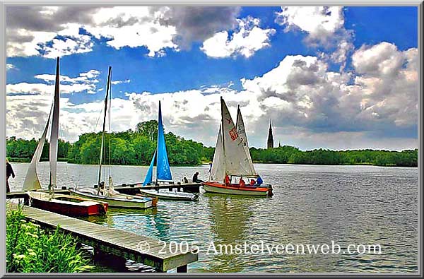 Zeilboten op de Poel