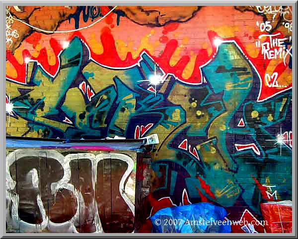 Bajes graffiti Amstelveen