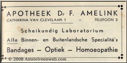 Apotheek Amelink 75 jaar