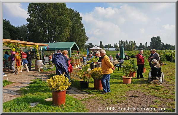 Open dag in wijngaard