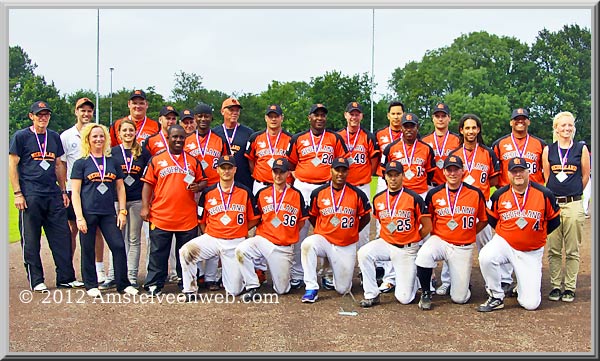 Heren softballers zilver