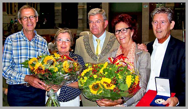 Ben Geijsel en Gerard Kraan ontvangen  Bronzen Legpenning