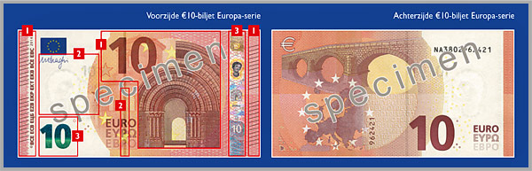 Nieuws Nieuwe 10 Euro Bankbiljet Onthuld