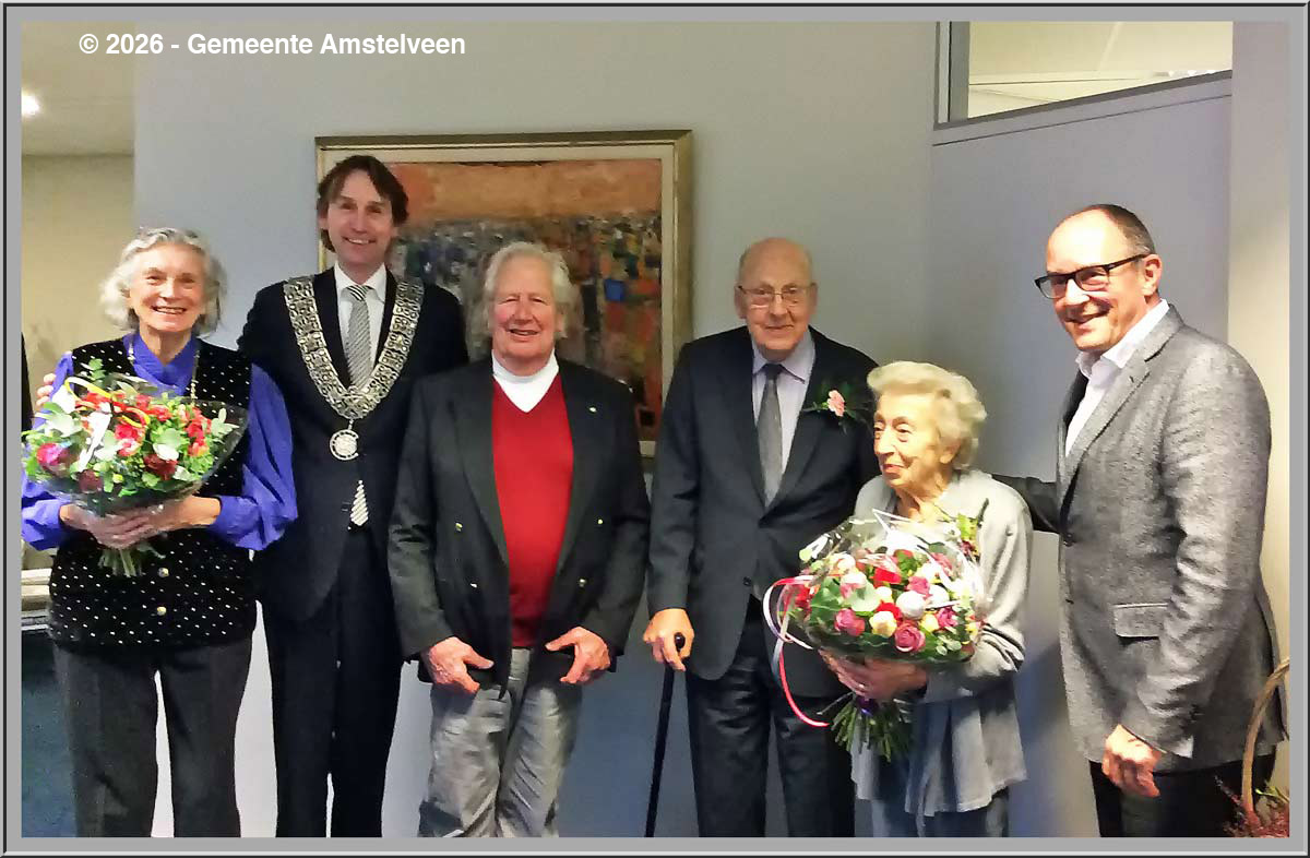 Diamanten Bruidspaar=60 jaarDhr en Mw Jongkind-Lantinga