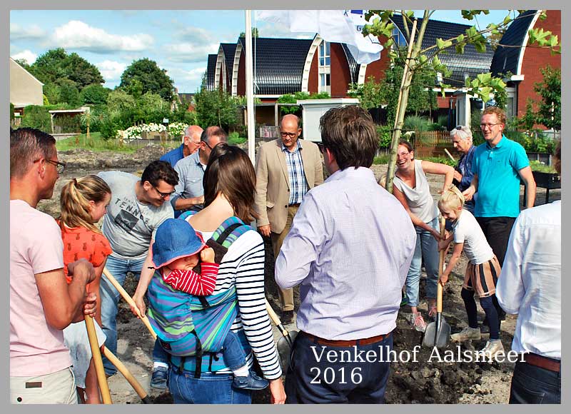 Eerste boom in Venkelhof