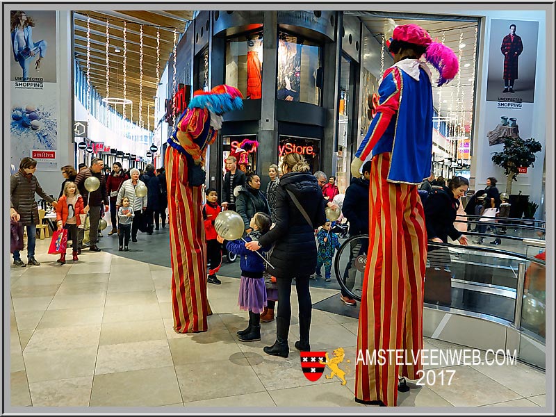 Sint ontvangen door   twee burgemeesters