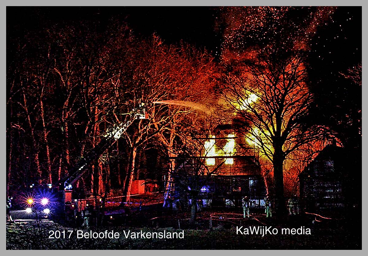 Beloofde Varkensland is afgebrand