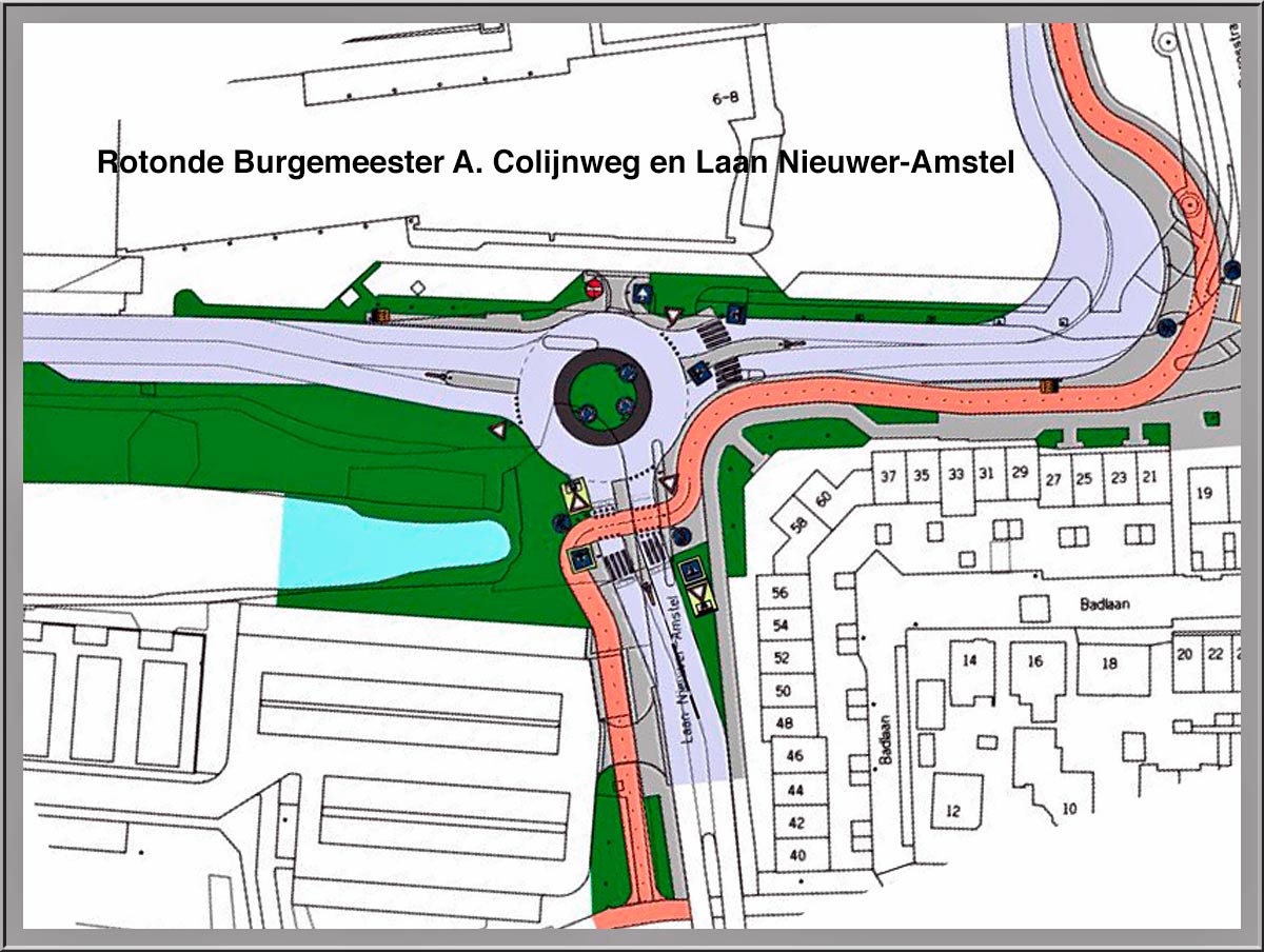 Rotonde Burg.ColijnwegLaan Nieuwer-Amstel