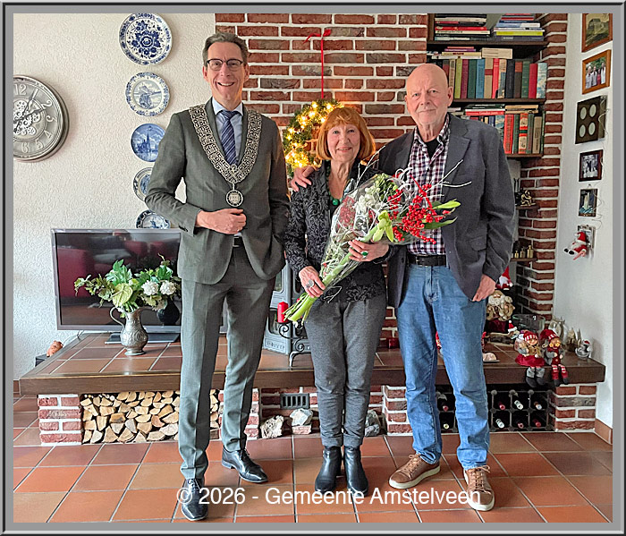 Diamanten Bruidspaar=60 jaarDhr en Mw Backer-de Graaf