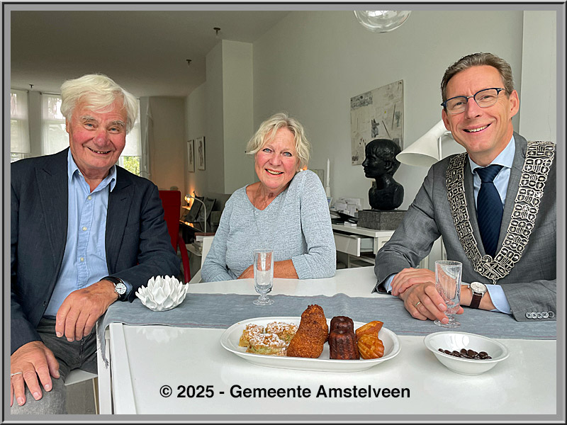 Diamanten Bruidspaar=60 jaarDhr en Mw Bakker-Geijteman