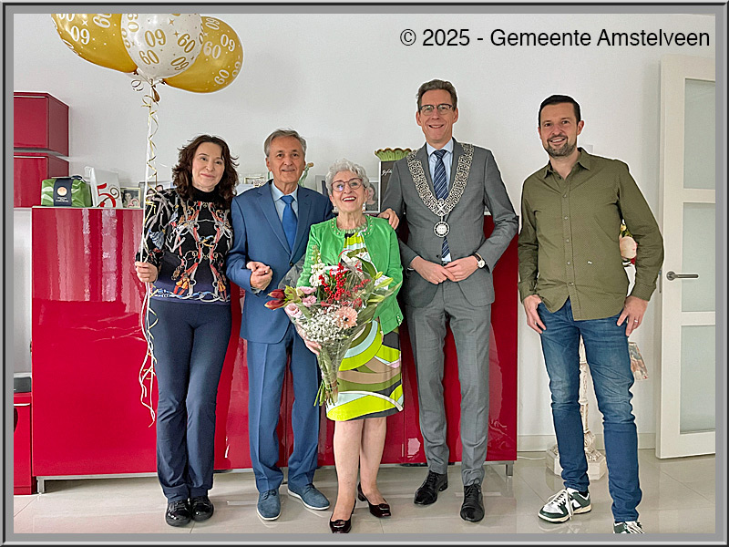 Diamanten Bruidspaar=60 jaarDhr en Mw Czusar-Spierer