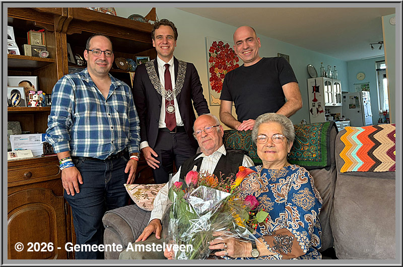 Diamanten Bruidspaar=60 jaarDhr en Mw Da Silva