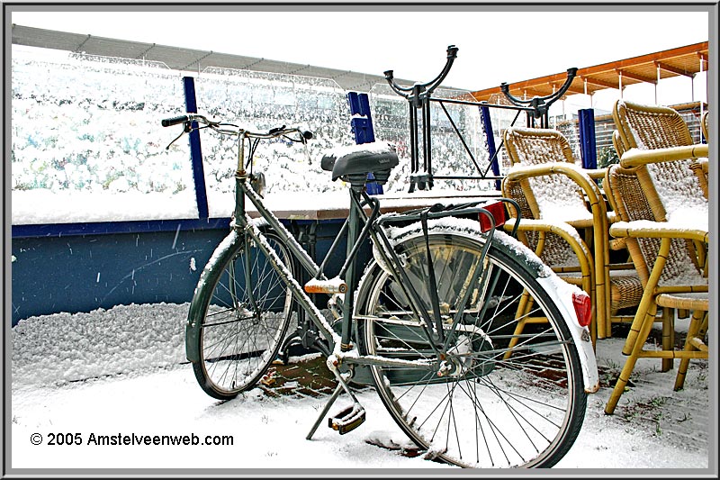 Amstelveen sneeuw Stadshart