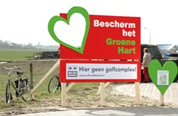 Groene hart bord  Amstelveen