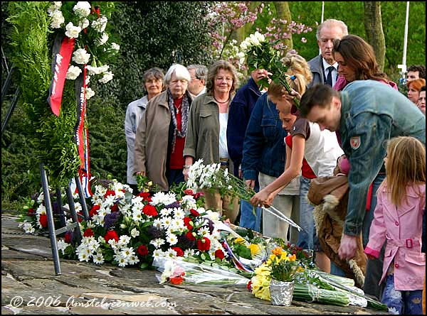 Publiek herdenking Amstelveen