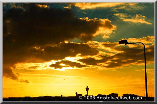 Schiphol wolken Amstelveen