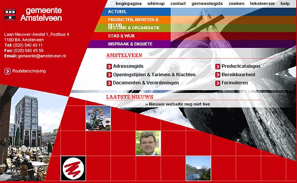 Website gemeente amstelveen