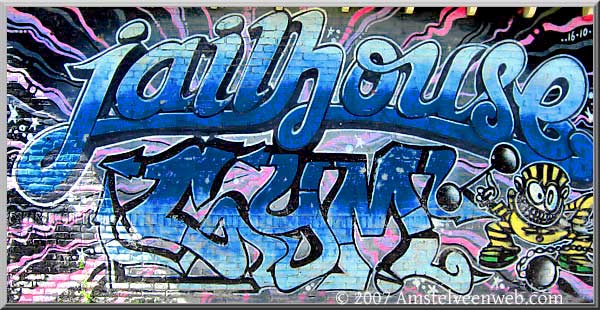 Bajes graffiti Amstelveen