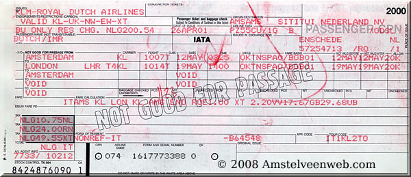 Vliegticket Amstelveen