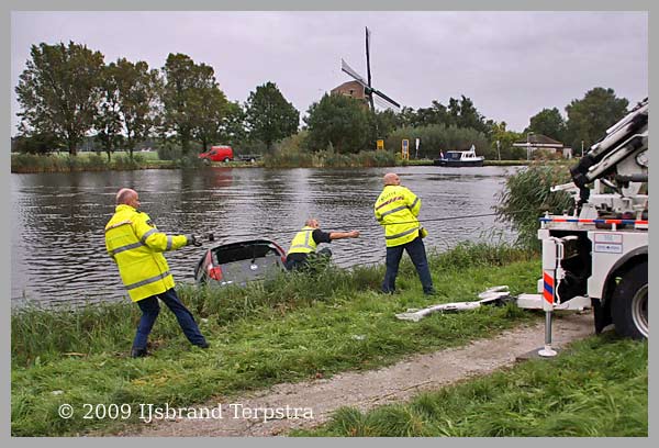 Auto te water Amstelveen