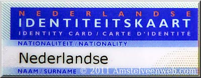 ID kaart Amstelveen